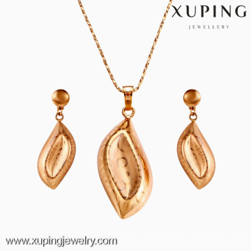 62464-Xuping Gold Jewelry Set 18K Gold Plated Jewelry Promotion